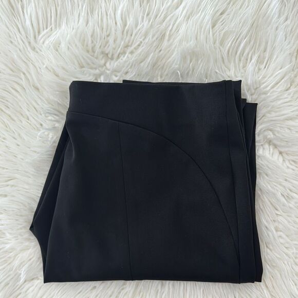 LOFT Stretch Black Track Pants with Gold Zipper Size 10 - Picture 12 of 12